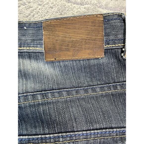 Vintage Jinzu Jeans Men's‎ 38x30 Blue Denim Streetwear Skater Embroidered Y2K - Picture 9 of 10